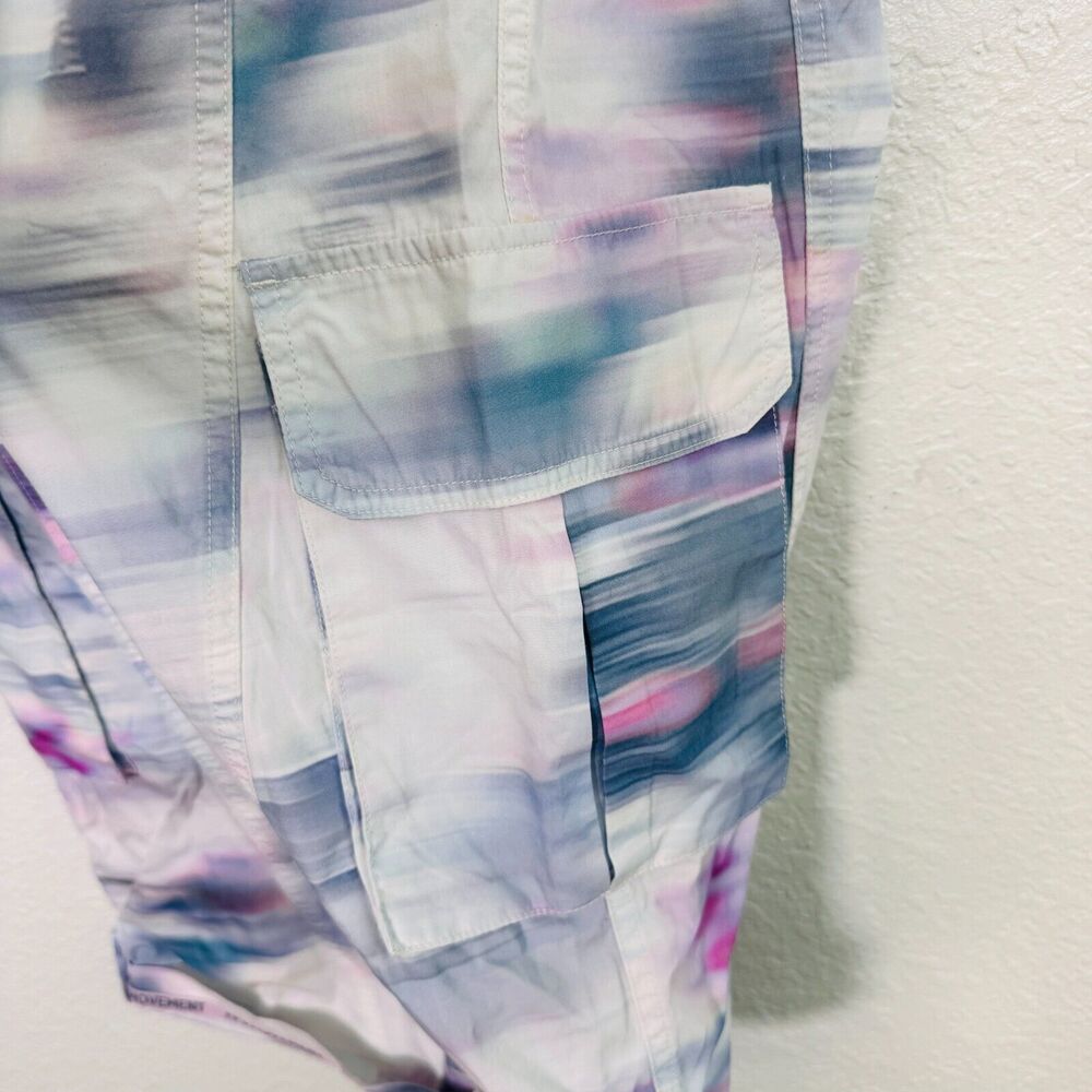 Free People Mesmerize Me Pants Womens Small Marble Cargo Boho FP Movement NEW - Picture 4 of 12